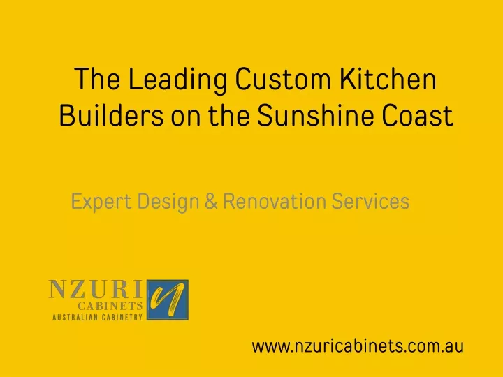 the leading custom kitchen builders