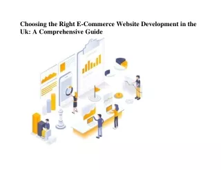 Choosing the Right E-Commerce Website Development in the Uk