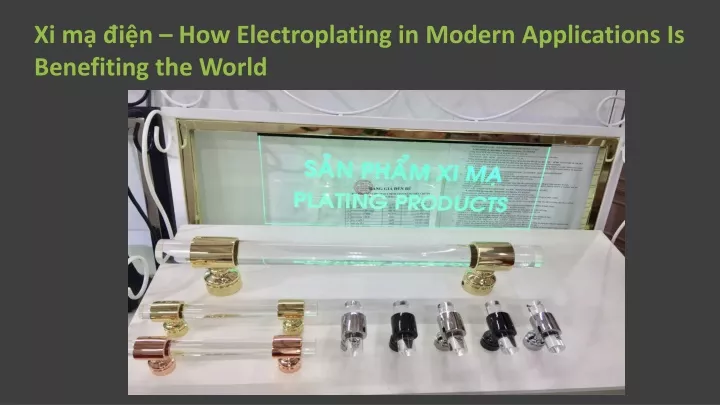 xi m i n how electroplating in modern