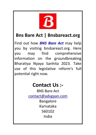 Bns Bare Act  Bnsbareact.org