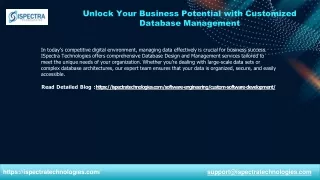 unlock your business potential with customized