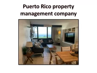 Puerto Rico property management company