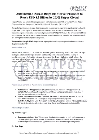 Autoimmune Disease Diagnosis Market