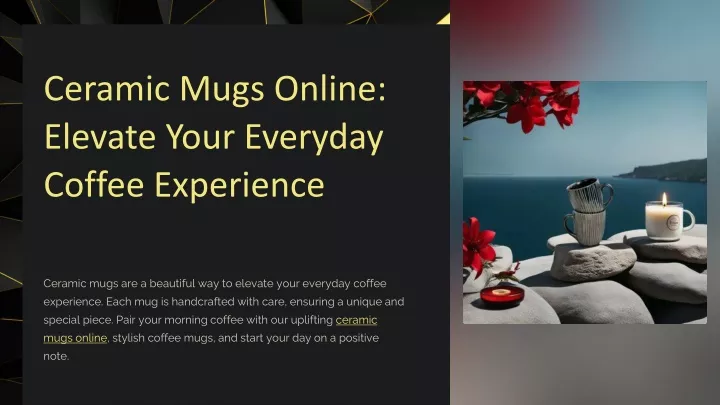 ceramic mugs online elevate your everyday coffee