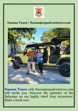 Nassau Tours  Nassaujeepadventures.com