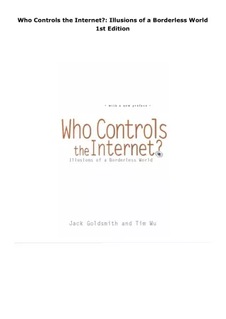 who controls the internet illusions
