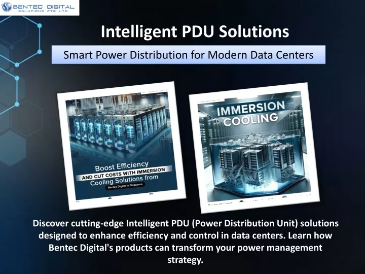 intelligent pdu solutions