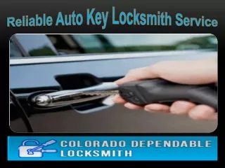 Reliable Auto Key Locksmith Service