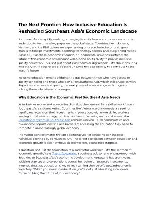 The Next Frontier_ How Inclusive Education Is Reshaping Southeast Asia’s Economic Landscape