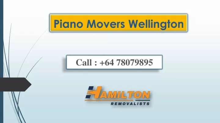 piano movers wellington