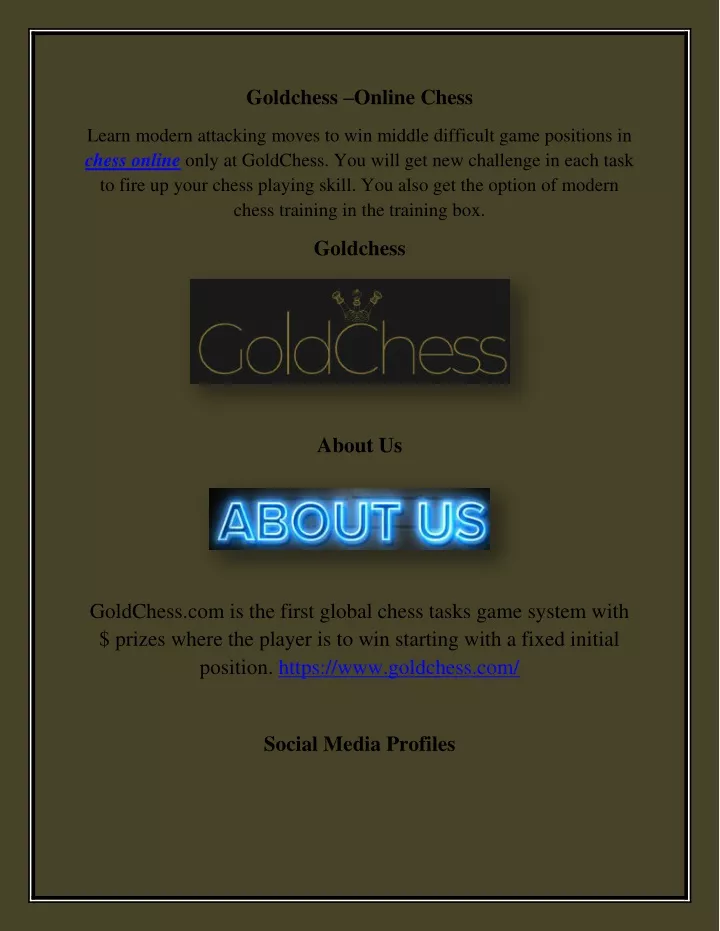 goldchess online chess