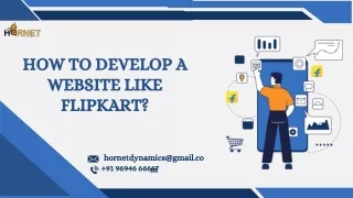 Develop a website like Flipkart