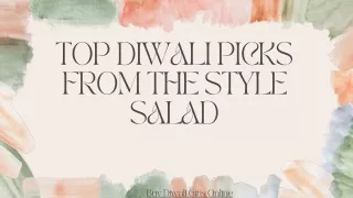 Top Diwali Picks from The Style Salad