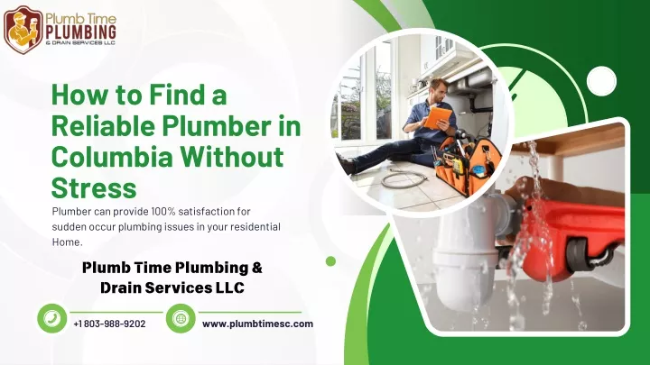 how to find a reliable plumber in columbia