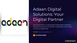 adaan digital solutions your digital partner