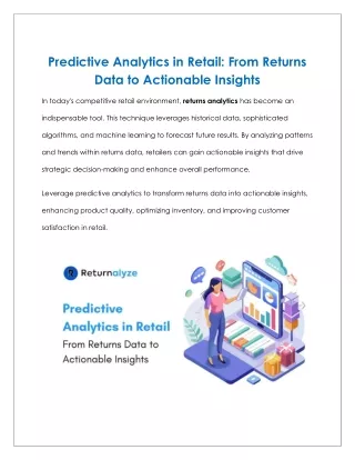 Predictive Analytics in Retail_ From Returns Data to Actionable Insights