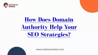 how does domain authority help your seo strategies