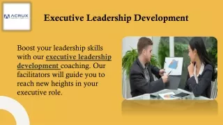 Executive Leadership Development