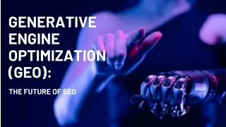 generative engine optimization geo