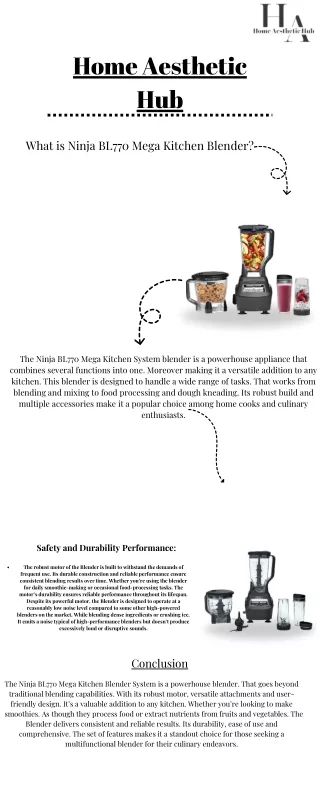 Ninja BL770 Mega Kitchen Blender