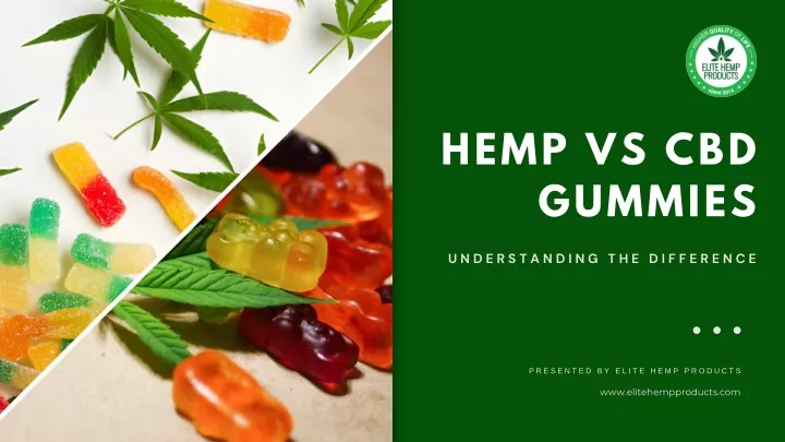 hemp vs cbd gummies