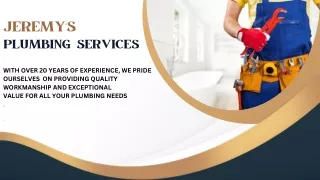 jeremy s plumbing services