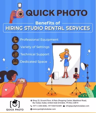 Benefits of Hiring Studio Rental Services