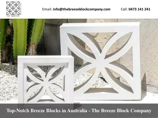 Top-Notch Breeze Blocks in Australia - The Breeze Block Company