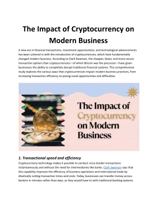 Clark Swanson: From Blockchain to Beauty