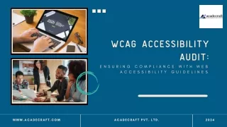 WCAG Accessibility Audit: Ensuring Compliance with Web Accessibility Guidelines