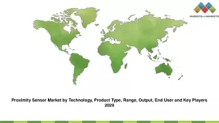 proximity sensor market by technology product