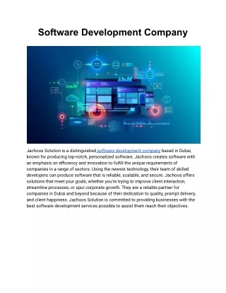 Software Development Company