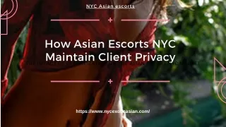 How Asian Models NYC Maintain Client Privacy