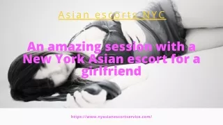 An amazing session with a New York Asian model for a girlfriend