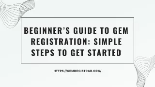 beginner s guide to gem registration simple steps