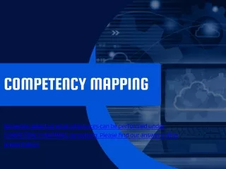 competency mapping