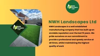 nwh landscapes ltd nwh landscapes is a well