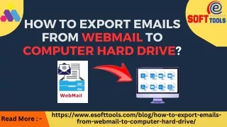 How to Export Emails from Webmail to Computer Hard Drive?