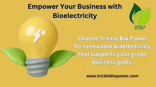empower your business with bioelectricity