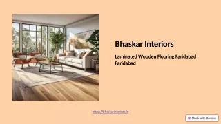 Laminated Wooden Flooring Faridabad – Bhaskar Interior