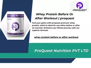 whey protein before or after workout proquest