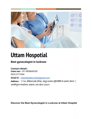 Best gynecologist in lucknow