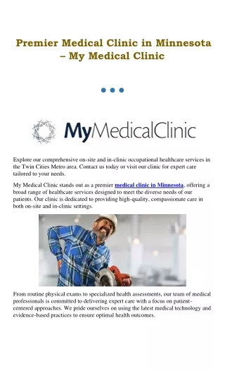 Medical clinic Minnesota