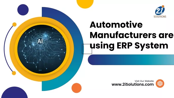 automotive manufacturers are using erp system