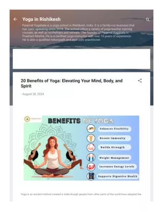 "Top Benefits of Yoga: Mind, Body, and Soul Harmony"