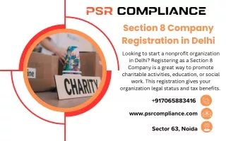 Section 8 Company Registration in Delhi