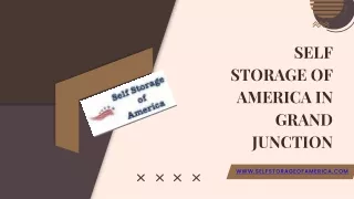 Self Storage of America in Grand Junction - www.selfstorageofamerica.com