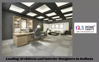 123 Home Paints: Leading Architects and Interior Designers in Kolkata
