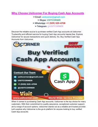 Buy Verified Cash App Accounts - 100% BTC Enable and Old