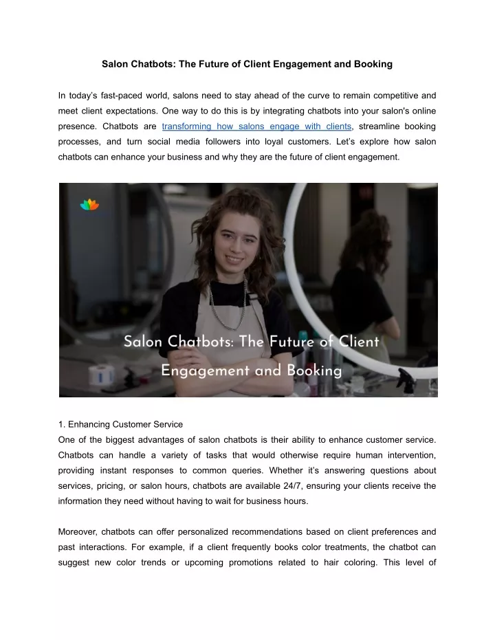 salon chatbots the future of client engagement